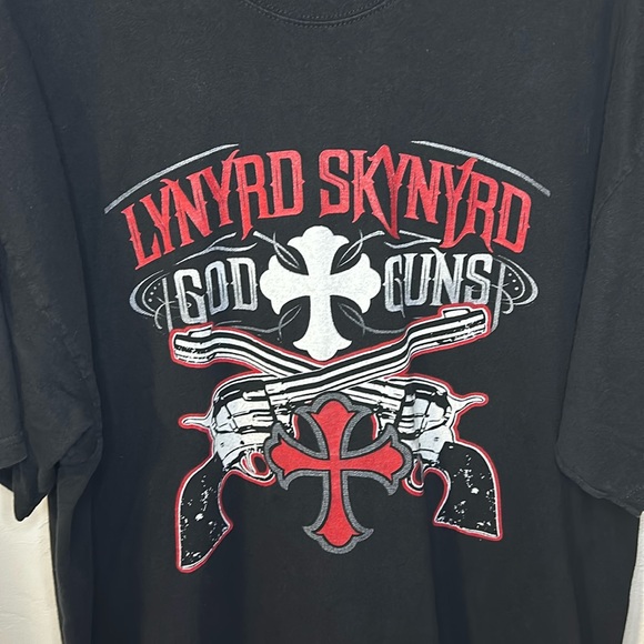 Lynyrd Skynyrd black short sleeve concert T-shirt Xl - Picture 2 of 7